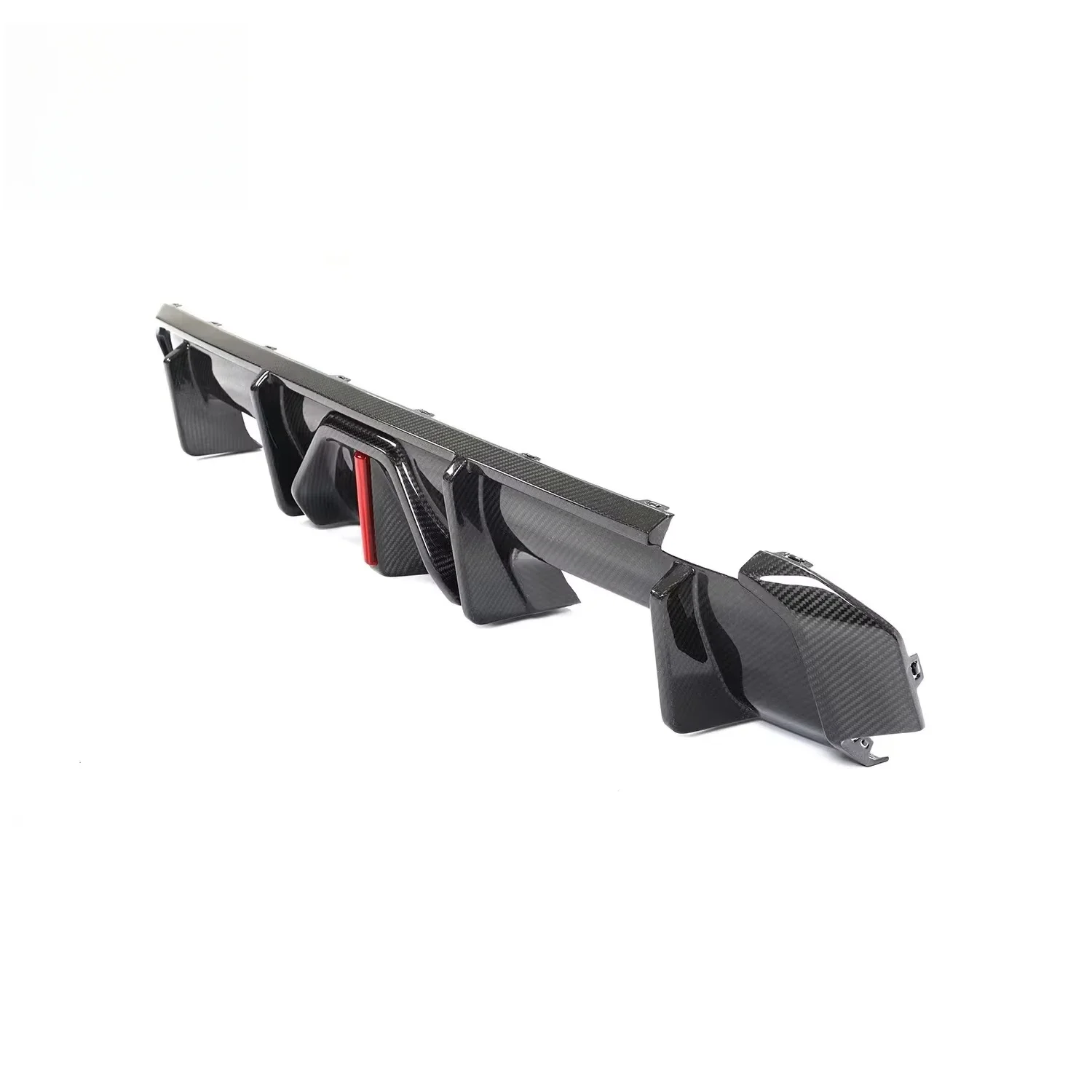 For BMW G80 G82 M3 M4 Light Emitting Diode Carbon Fiber Diffuser Bumper