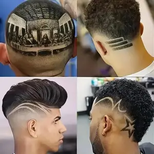 ماكينة قص الشعر الكهربائية للرجال ماكينة حلاقة الشعر القديمة ماكينة حلاقة قابلة لإعادة الشحن قاطع التنين بوذا T9 أعلى 10 مبيعات لآلة التنين - رقم 7