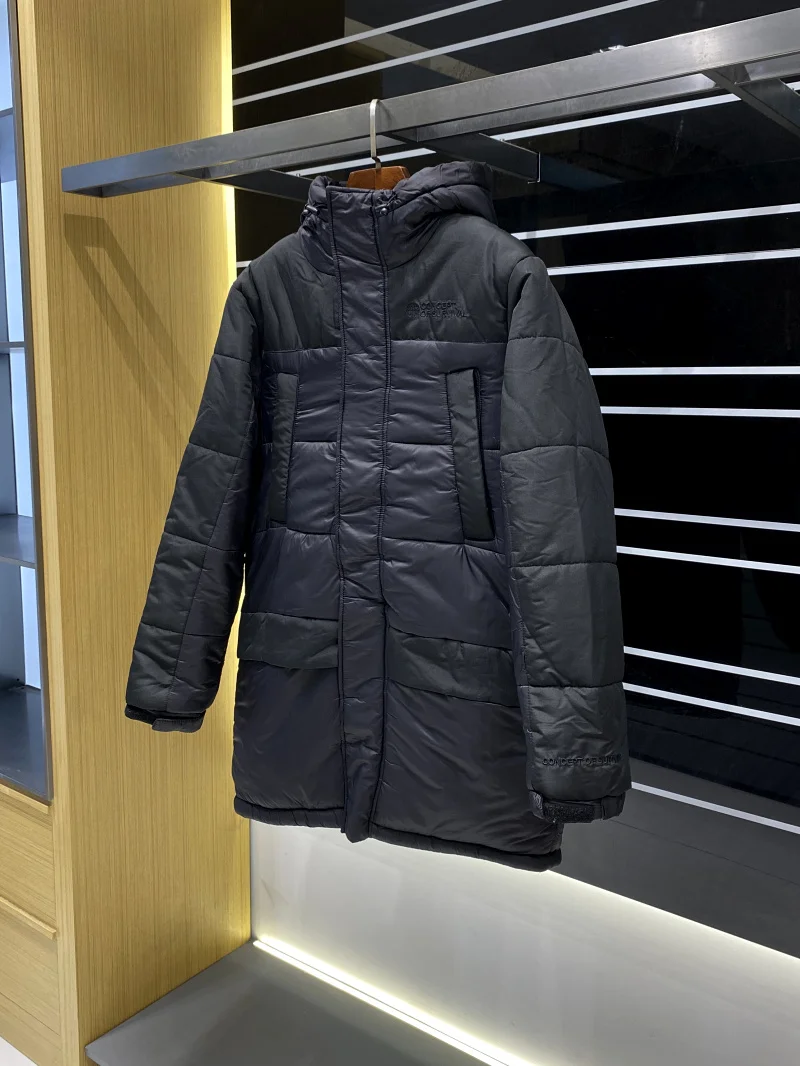 Thiened الشتاء القطن Jaet الرجال معطف مقنع يندبروف مقاومة للماء طويلة Sve الشباب Faion الدافئة ألياف البوليستر