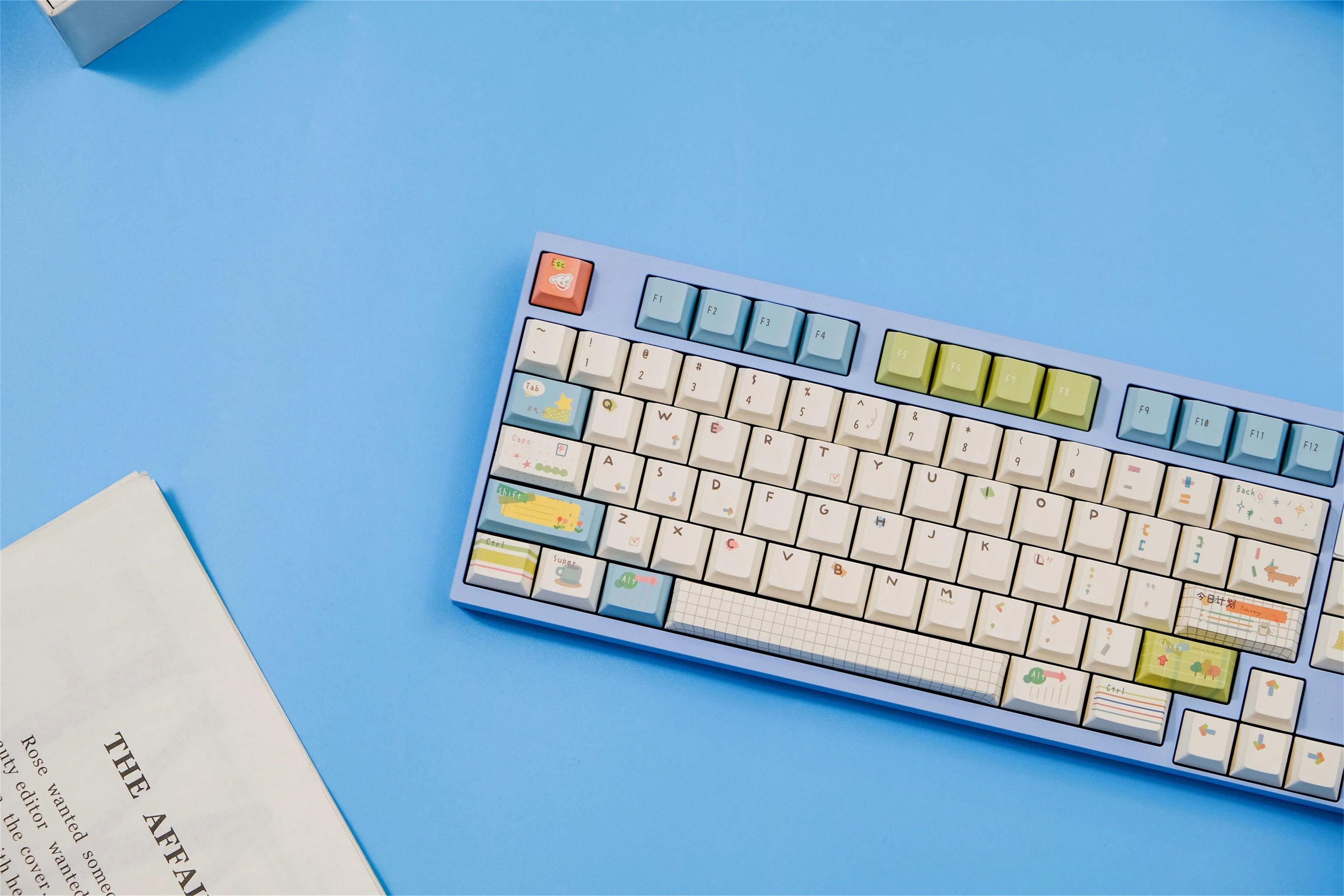 Notebook Keycaps 151 Keys PBT Material CHERRY Profile DYE-SUB Personalized For CHERRY MX Switch Wooting Mechanical Keyboard