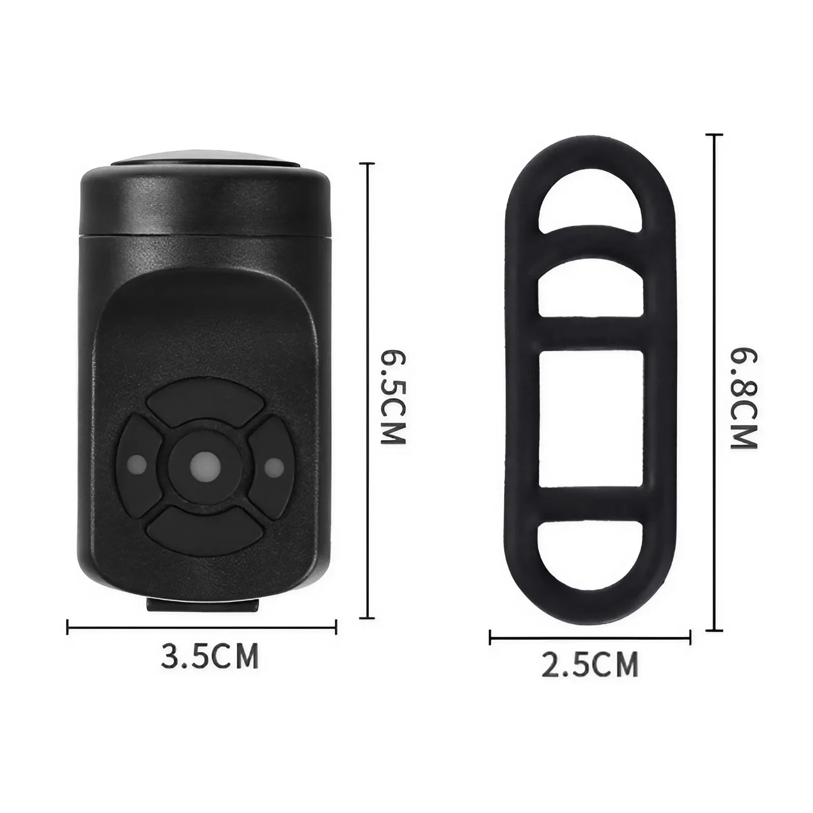 Bicycle Electric Horn Black ABS USB Rechargeable Bicycle Cycling Bell Speaker Bicycle Riding Equipment Super Loud