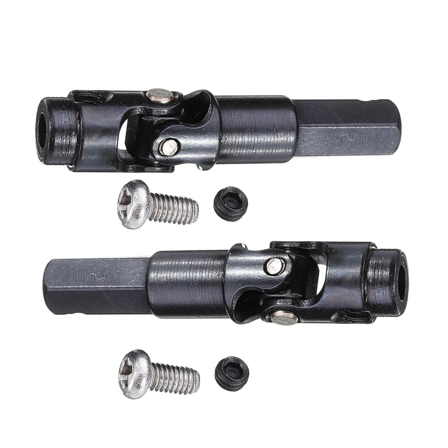 

2 Pcs Metal Universal Drive Shaft for WPL C14 C24 C34 C44 B14 B16 B24 B36 1/16 RC Car Parts