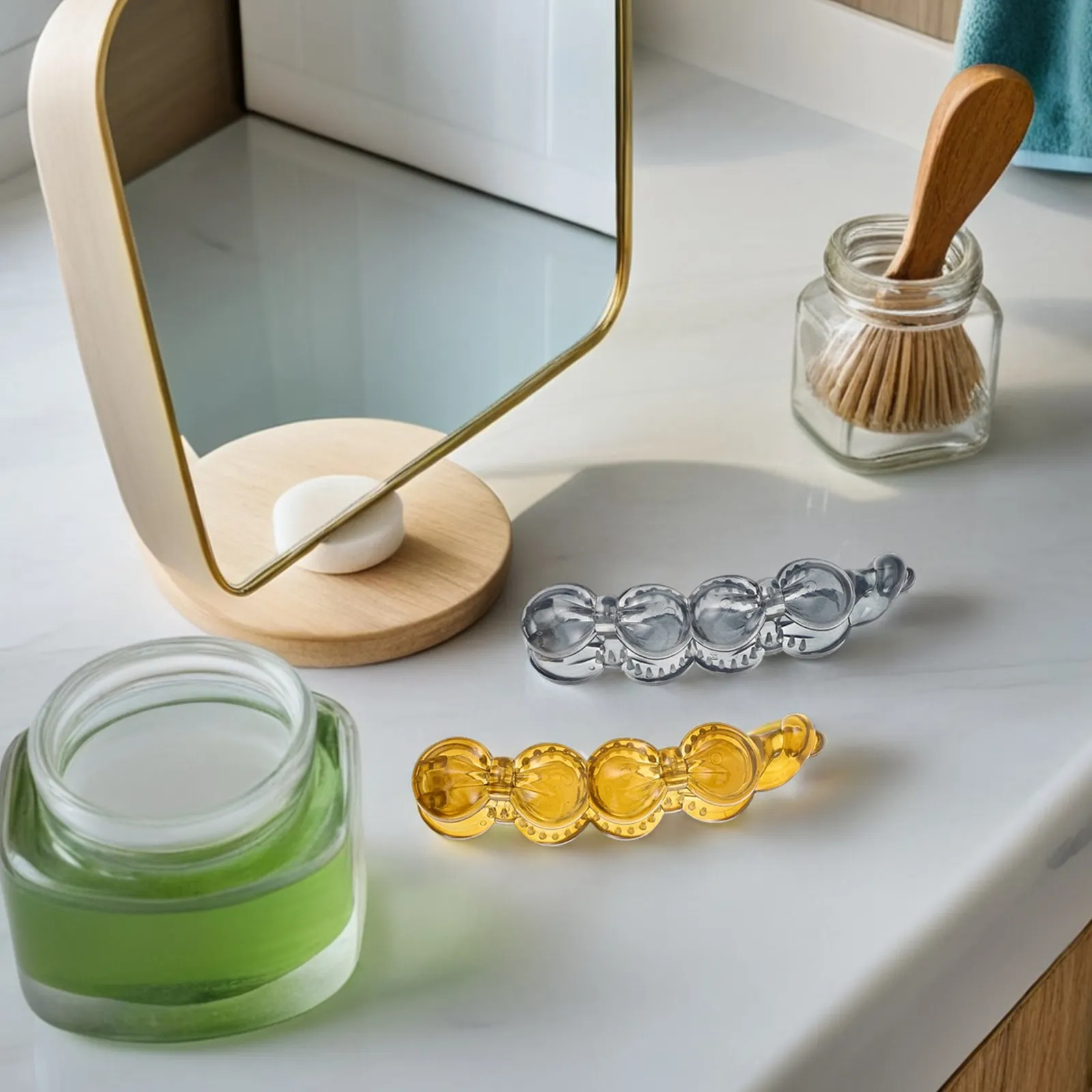 

3Pcs Elegant Bow Barrettes Banana Hair Clips with Wear Resistant Hair Styling Tools for Women Daily