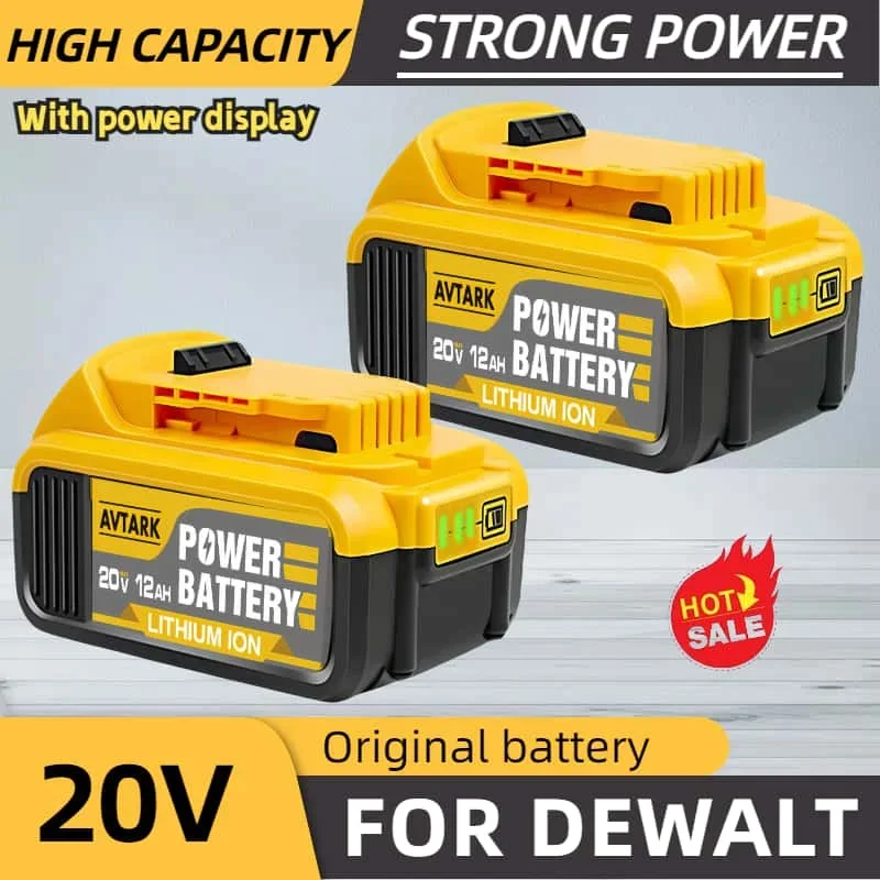 

New 100% Original 12000mAh 20V for Dewalt Power Tool Battery DCB206 20V 18.0Ah Battery DCB206 20V Battery DCB205 DCB200