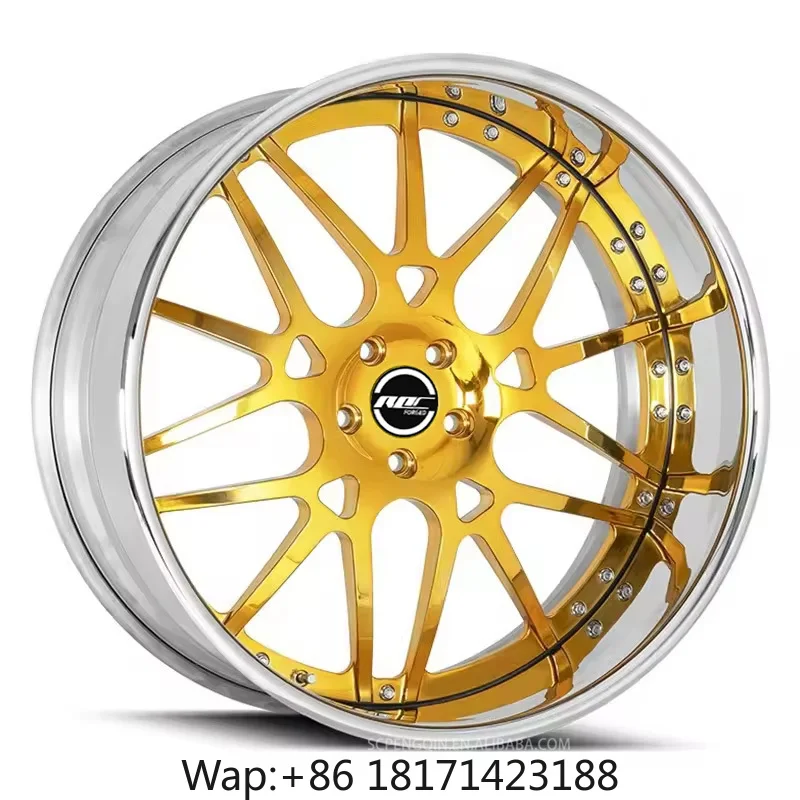 【Hot】Roc Custom Deep Lip Forged Wheel 2 Piece Rims 20 22 24 26 Inch Forged Wheels 2 Piece Wheels for Chevrolet Cadillac Mercedes