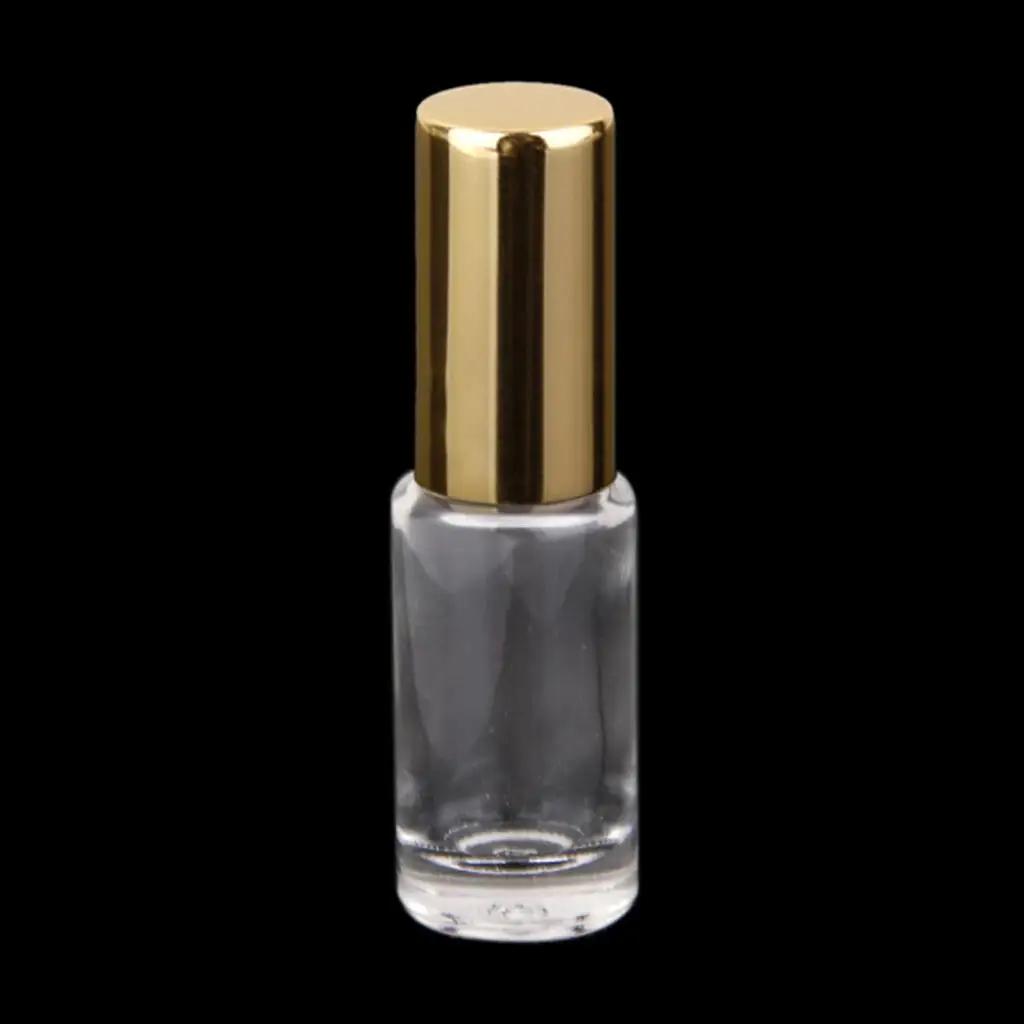 5 pièces 5ml clair Mini voyage Portable vide rouleau à rouler verre bouteilles d'huile essentielle accessoires de maquillage