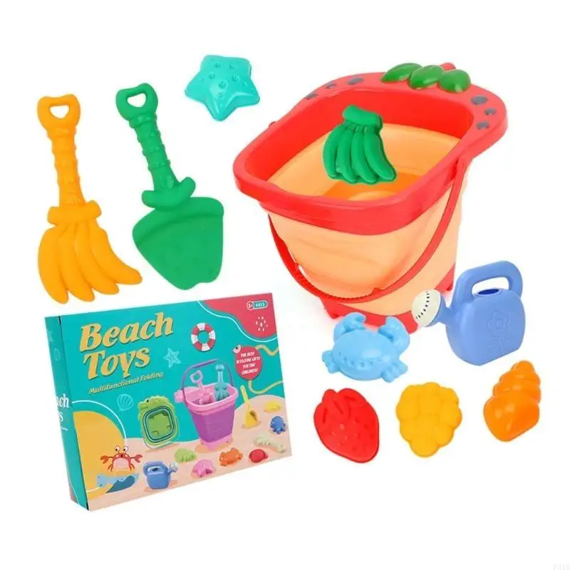 Sandbox per bambini e strumento giardinaggio Scatta sabbia set per il divertimento fantasioso Gioco P31B