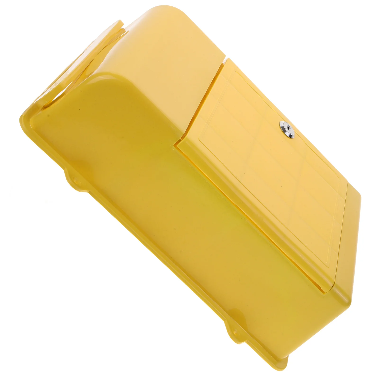 

Plastic Metal Lockable Wall Mount Mailbox Hanging Suggestion Box Complaint Donation Post Box for Outdoor Home Business