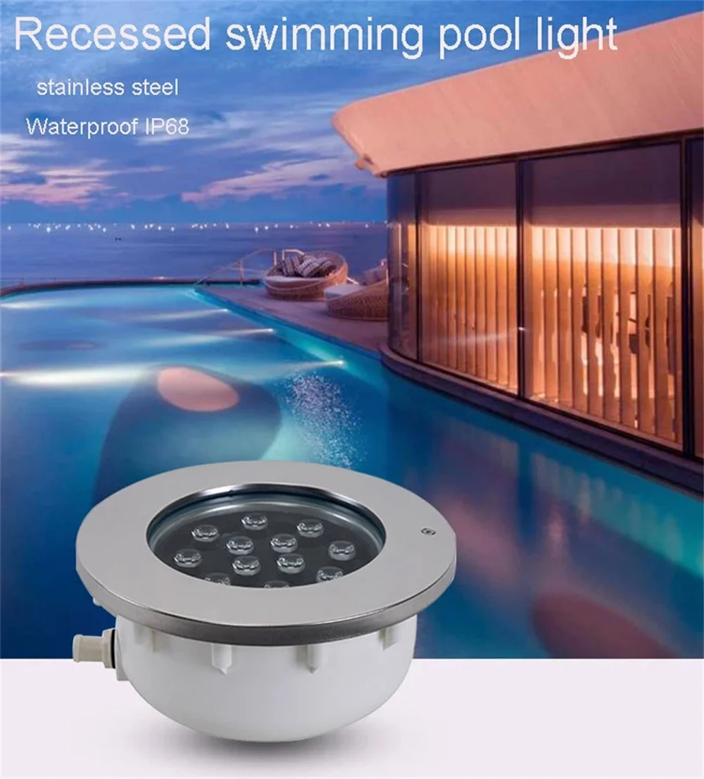 LED水中埋め込み式LEDライト,水中照明,噴水,プール,水族館,IP68防水,6W, 9W, 12V