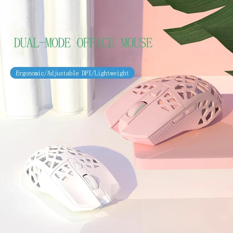 

Ajazz I339pro Wireless Wired Dual-mode E-sports Mouse Game Macro Charging Drive Competitive Pink Cute Girls Boy Office Mouse