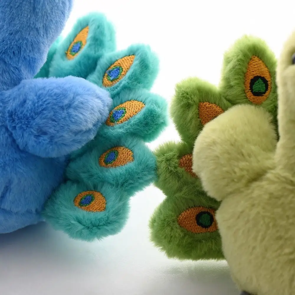 PP القطن الطاووس دمية أفخم المفاتيح جمع مريحة الطاووس أفخم حلقة رئيسية معلقة الكرتون محشوة الحيوان حقيبة قلادة