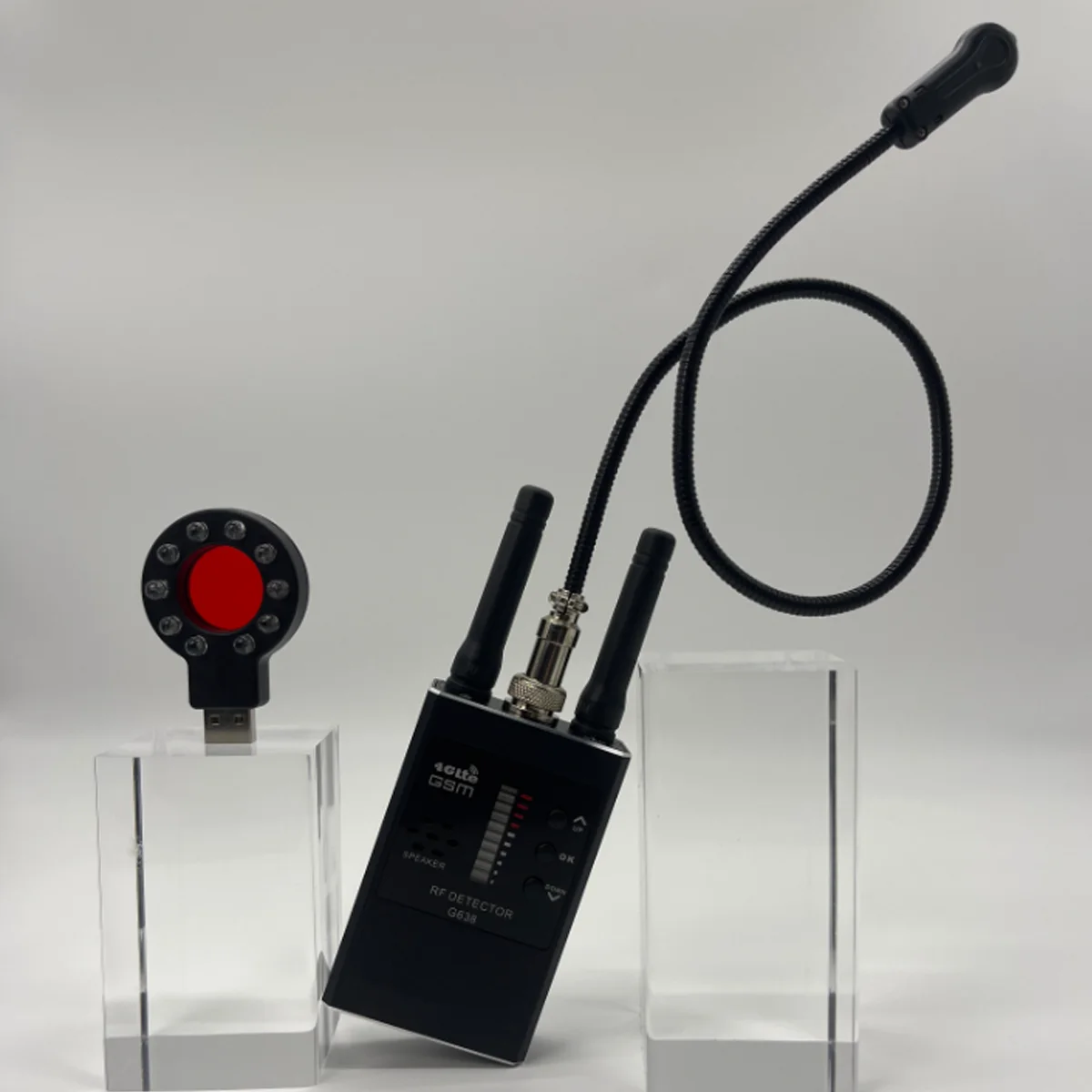 

anti spy gadets RF Detector G638 - Detect Hidden WiFi Cameras, Bugs, GPS Trackers, Long Battery, Travel Must - Have