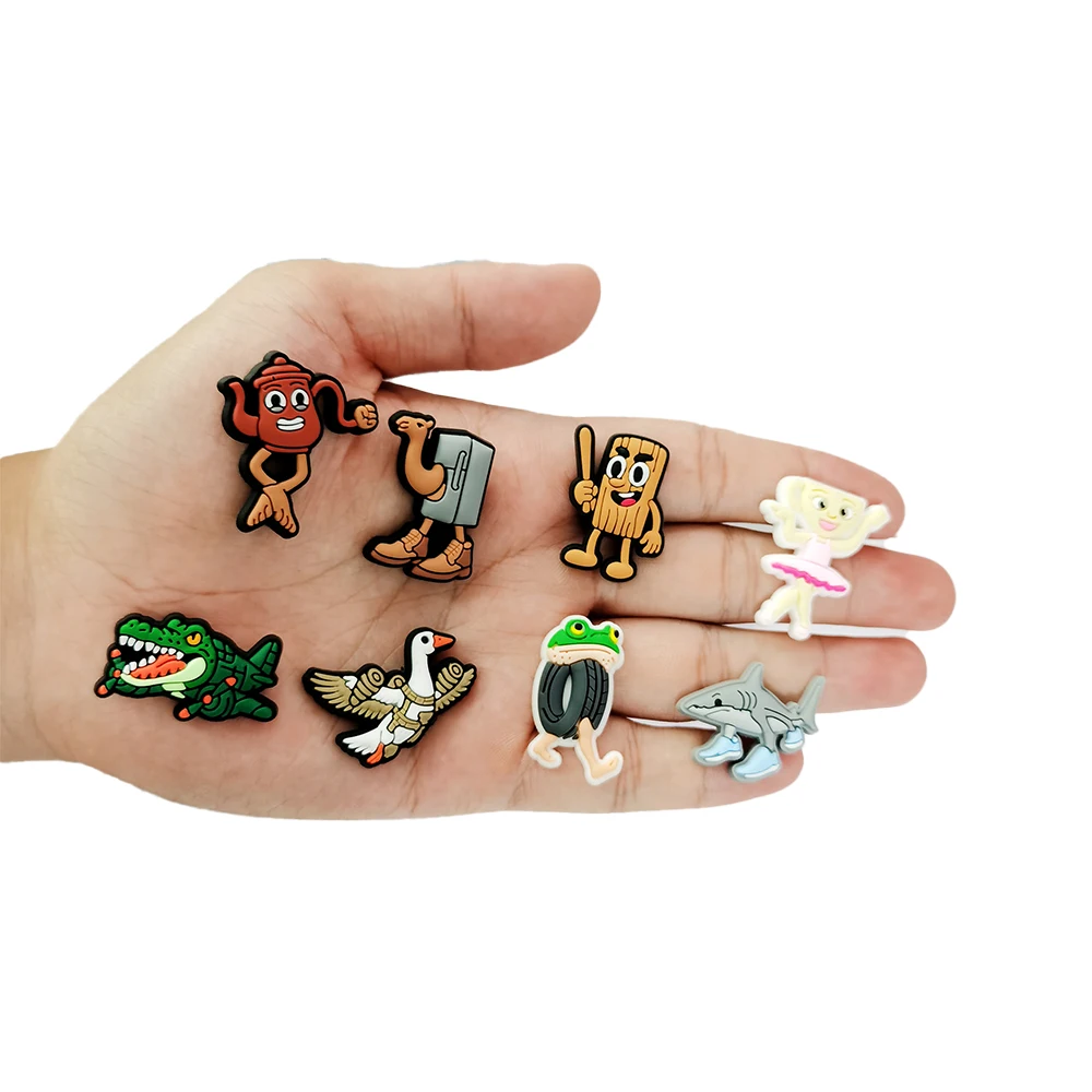 Heißer Verkauf Cartoon Brainrot Serie PVC Schuh-Charms Zubehör Abnehmbare DIY Schuh-Dekorationen Schnalle Kreative Geschenke – Detail 10