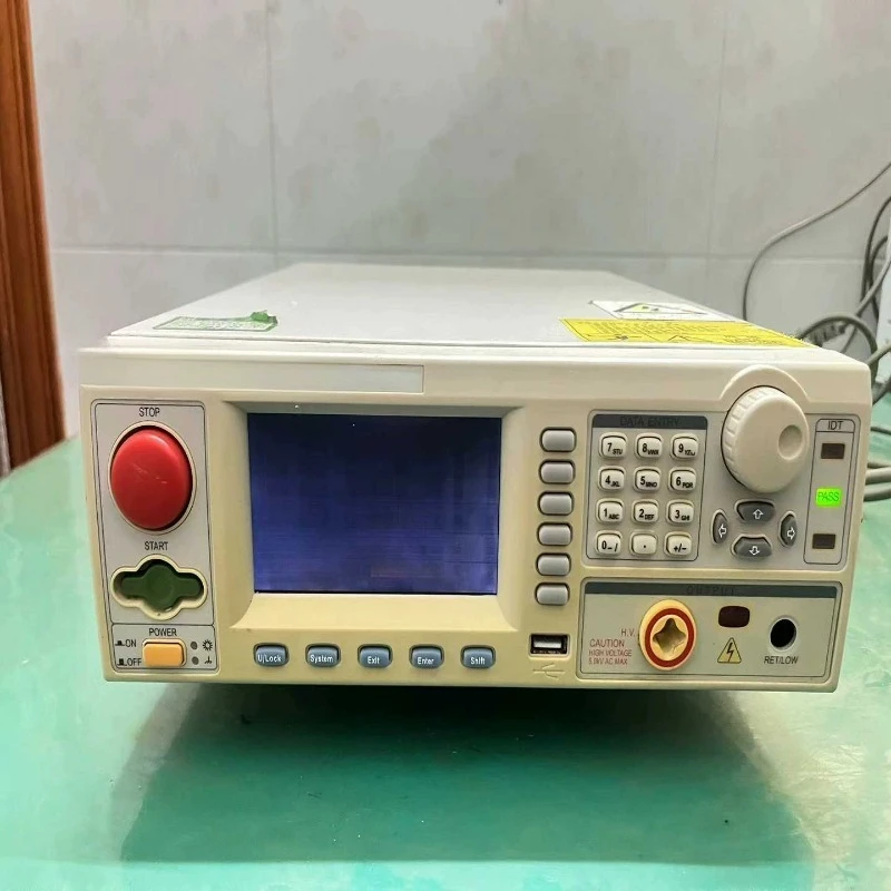 CS9911AS withstand voltage tester, power on and turn on the display as shown in the figure