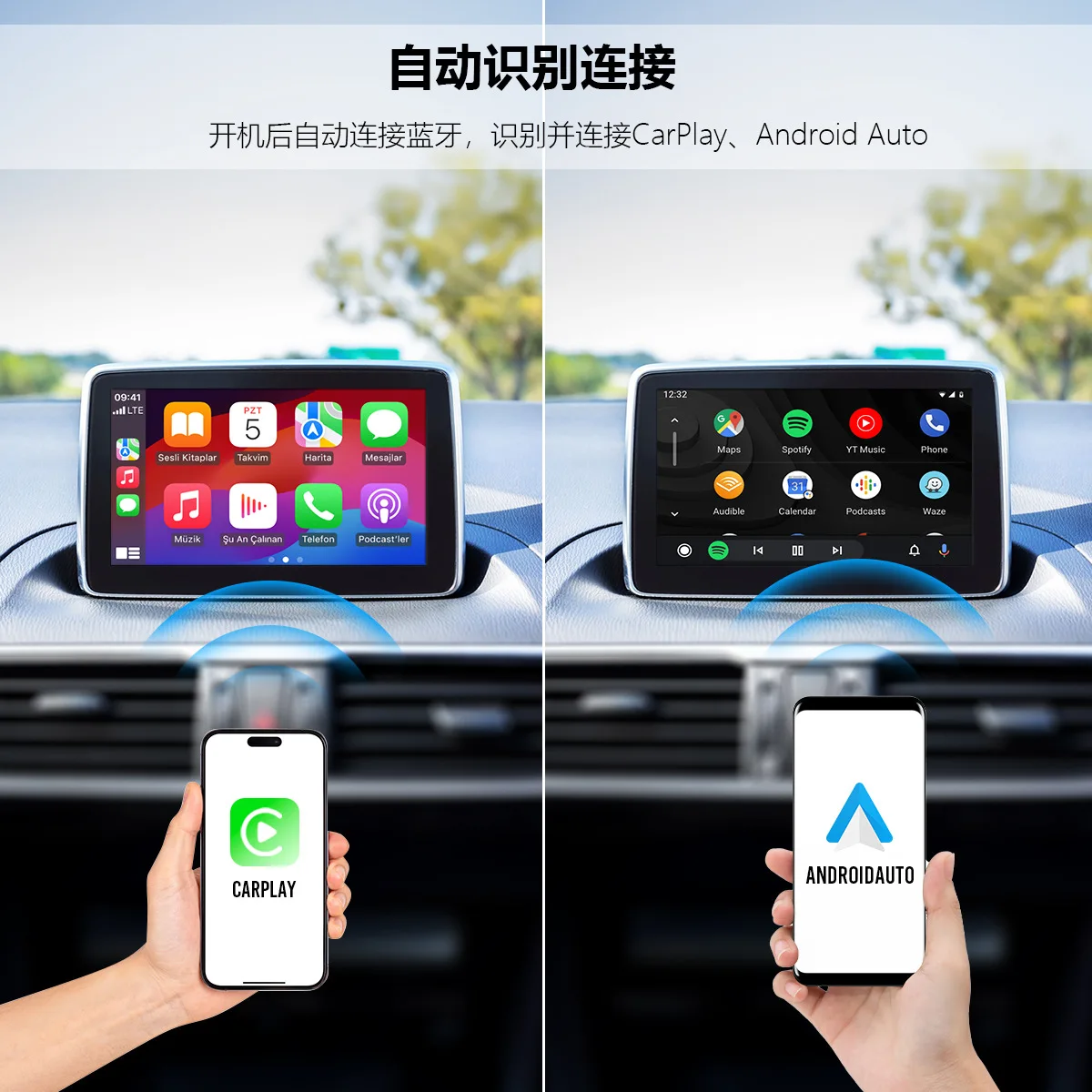 ZESTECH Qualcomm 6115 Original Car Carplay Wired To Wireless Box  Android Car Machine Interconnection Box
