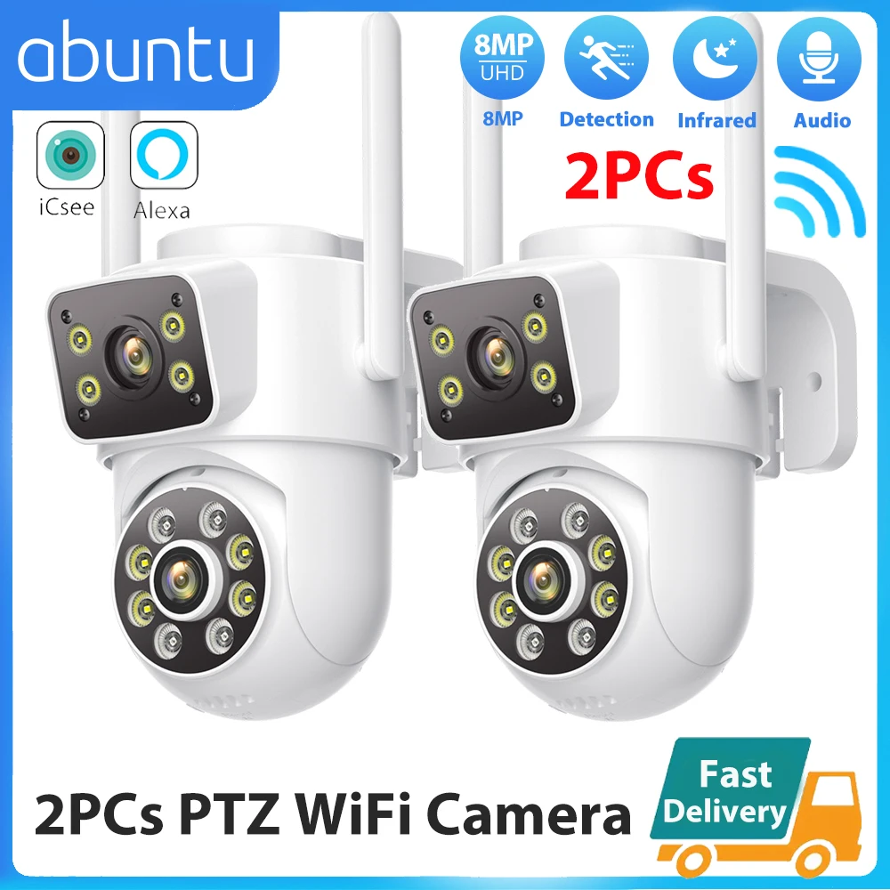 2-camaras-de-seguridad-wifi-ptz-4k-de-8mp-doble-lente-doble-pantalla-vigilancia-exterior-deteccion-humana-por-ia-zoom-digital-5x-icsee