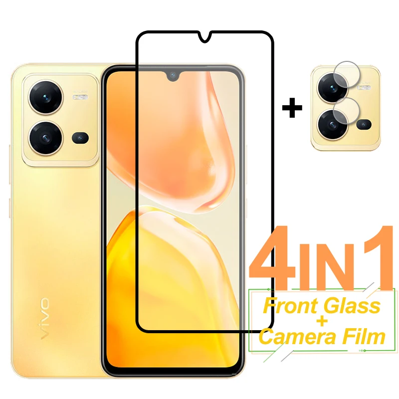 

Full Cover Screen Protector For ViVo X80 Lite Tempered Glass HD Protective Camera Lens Film On For ViVo X80 Lite X70 X60t X60