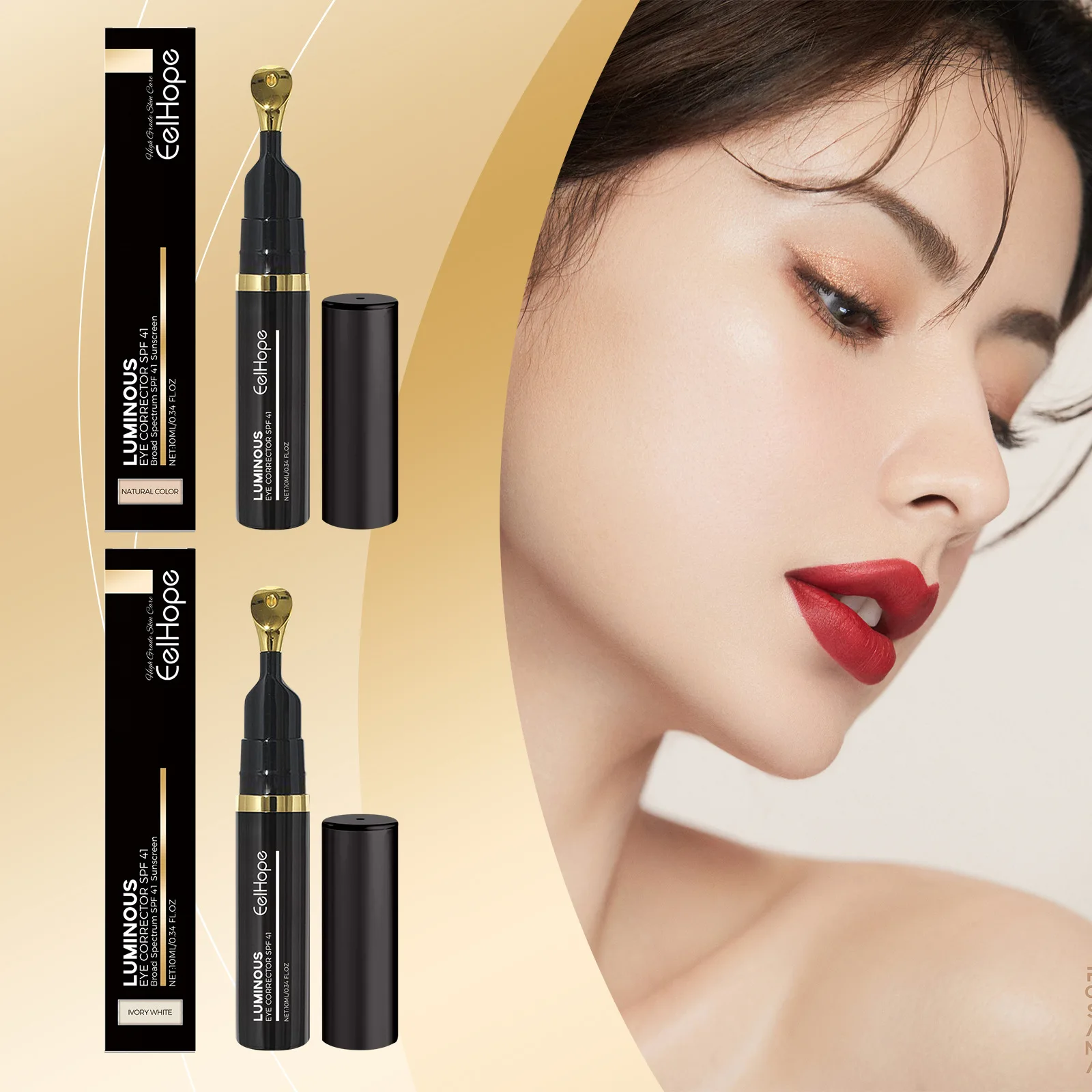 Dark Circle Concealer Augen-Concealer Tägliche Abdeckung Augenringe Feuchtigkeitsspendende helle Hauterneuerung