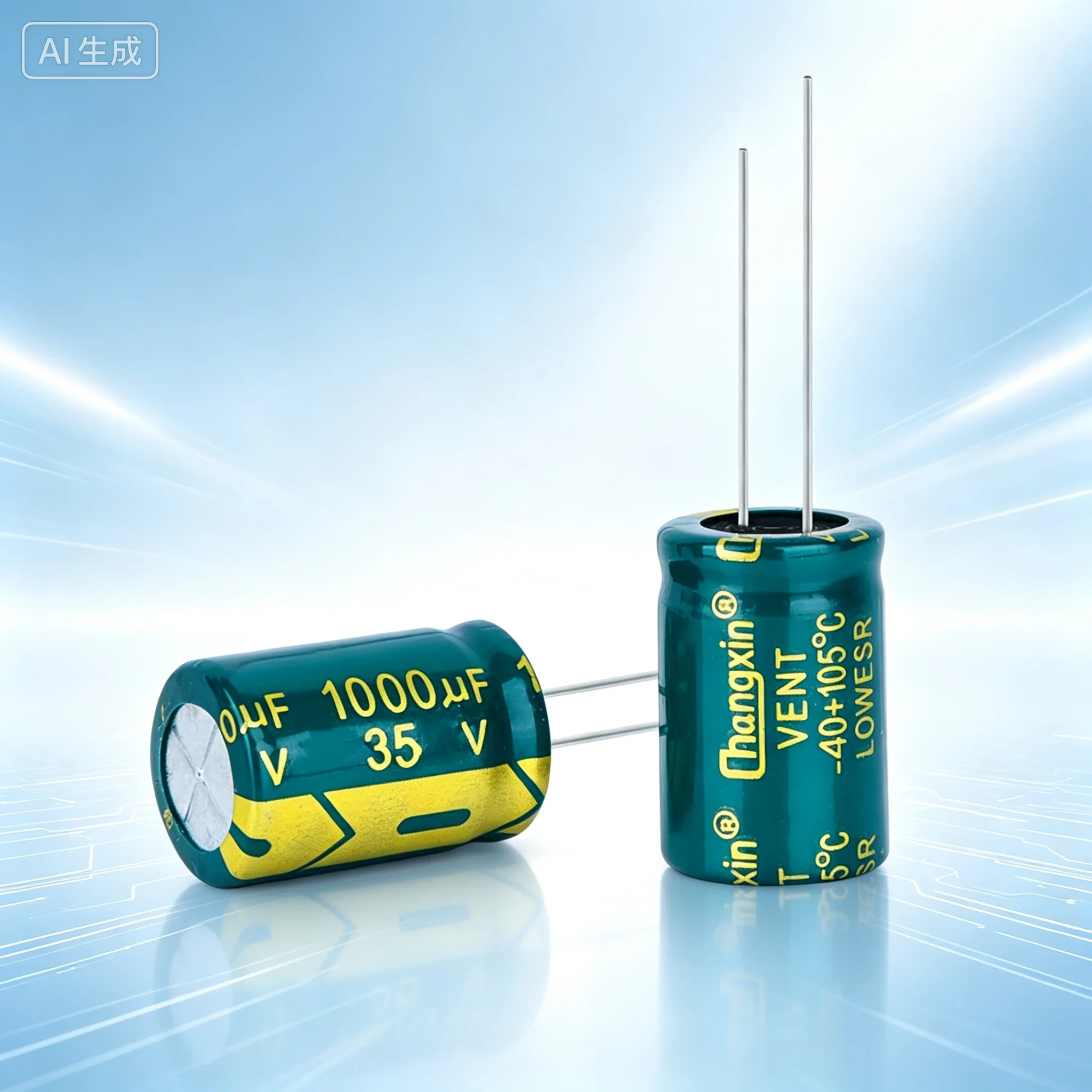 for LCD Power Supply Electrolytic Capacitor 35V 1000UF High‑Frequency Low‑Impedance Size 13x20mm