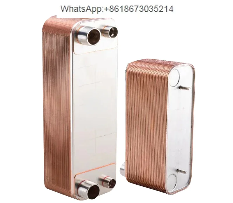 Copper brazed plate heat exchanger B3-030 plate cooler hydraulic oil radiator fluorine evaporator condenser