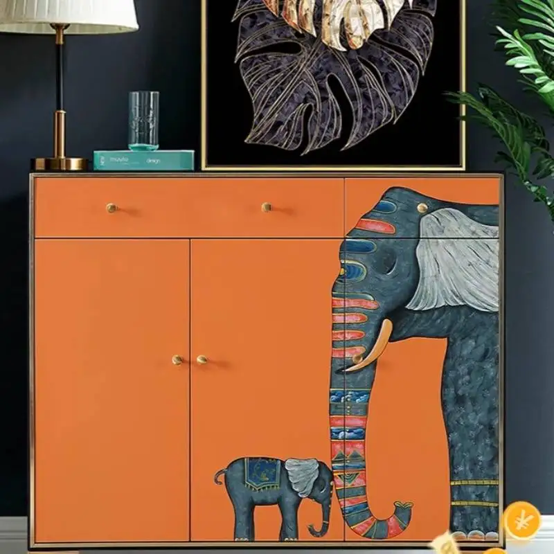 

Light luxury door cabinet shoe cabinet integrated modern simple living decorative cabinet storage clothing Muebles Para Hogar