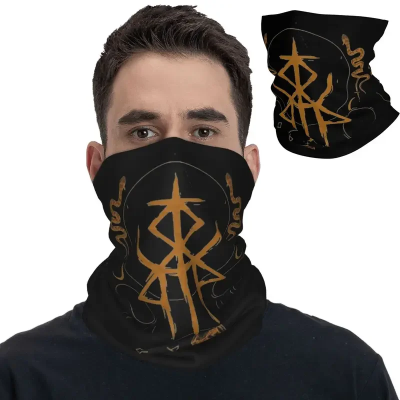 Lorna Shore Bandana Neck Gaiter پرنٹ شدہ ہیوی میٹل بینڈ بالاکلاواس اسکارف ملٹی فنکشنل سائیکلنگ یونیسیکس بالغ موسم سرما