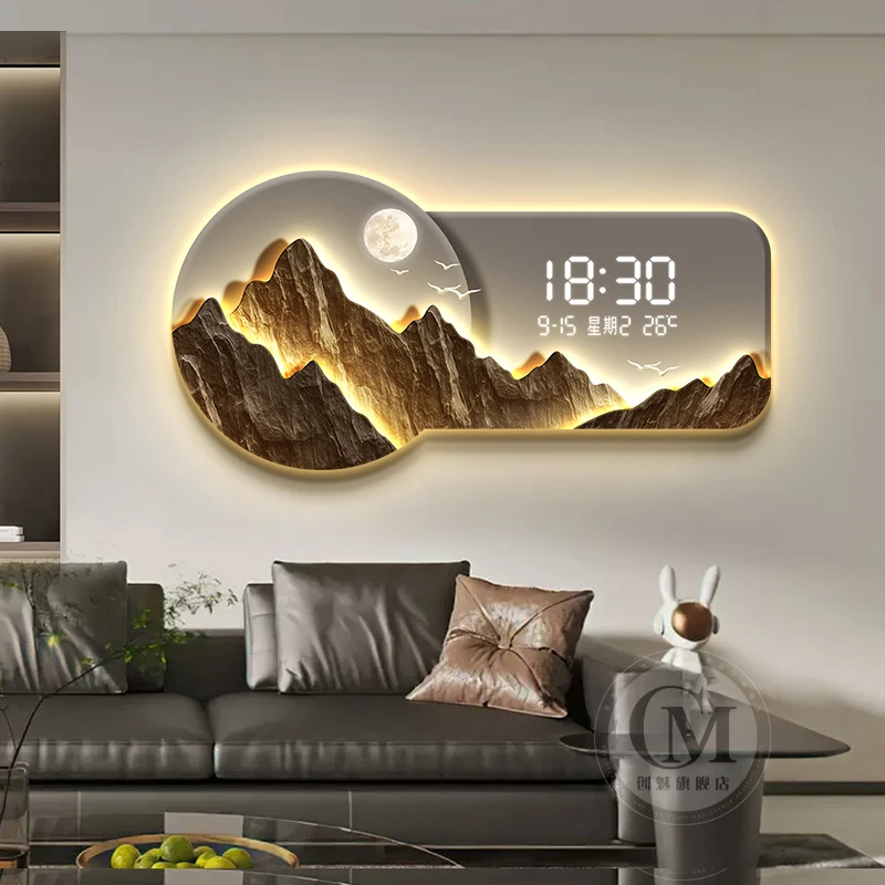 

Luxury Living Room Wall Clocks Digital Modern Bedroom Design Wall Clocks Silent Minimalist Orologio Da Parete Home Decor