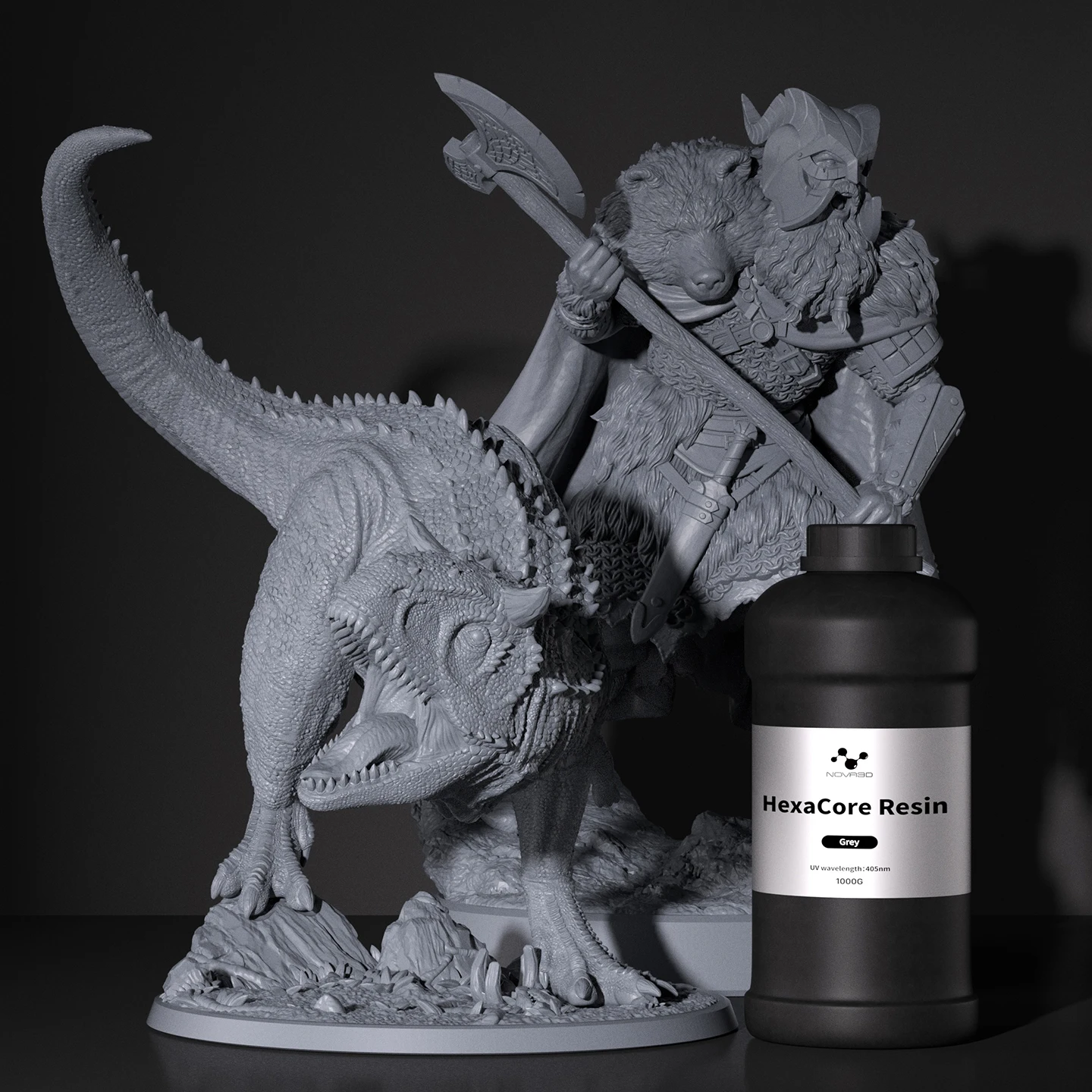 

NOVA3D HexaCore Смола Фотополимер 3D Смола Расходные материалы Высокая точность Высокая прочность Высокая прочность Простая печать Низкая усадка