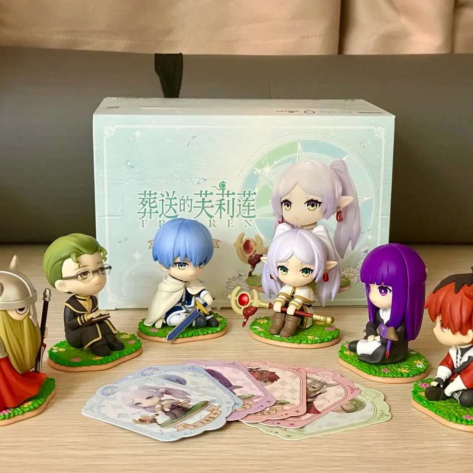 10cm Anime-Figur Sousou no Frieren Anime-Mädchenfigur Frieren Beyond Journey's End Actionfigur Q-Version Sammlermodell Spielzeug