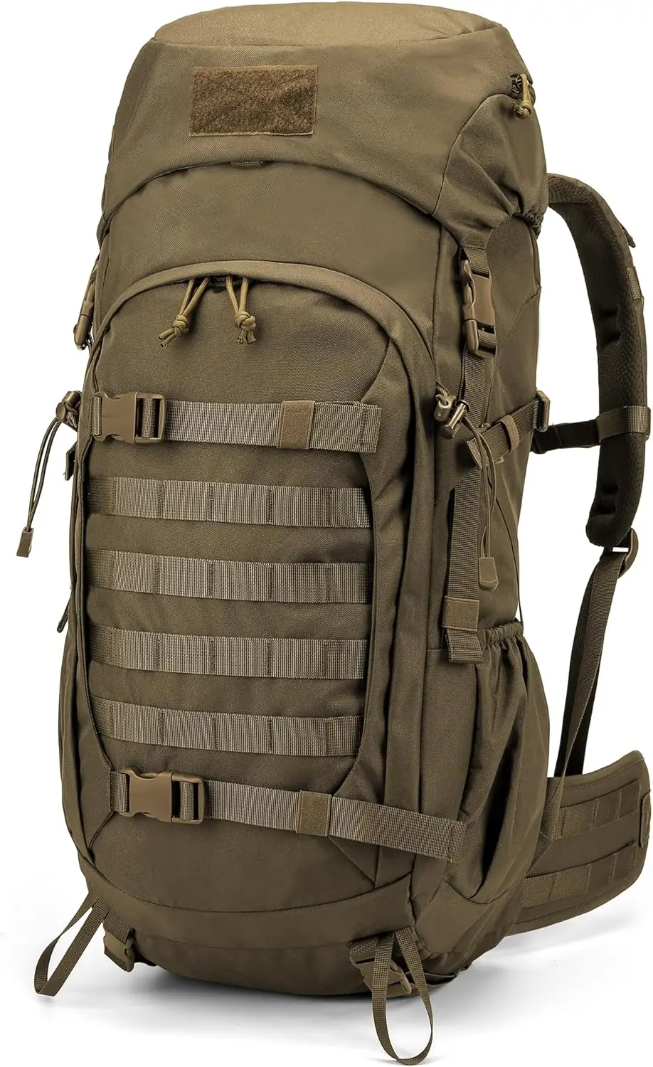 

50L Hiking Backpack with Rain Cover, Adjustable for Camping, Survival, and Outdoor Adventures