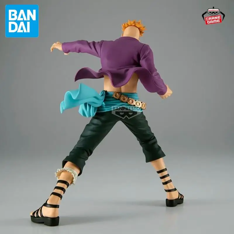 Oryginalna figurka Bandai Banpresto One Piece Battle Record Collection Marco PVC 14 cm, kolekcja anime, model, zabawka, prezent