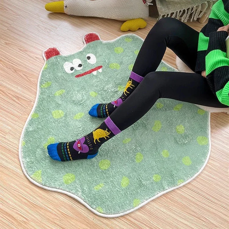 Creative Monster Carpet Cute Room Decoration Rugs Comfortable Soft Home Study Rug Cloakroom Washable Cartoon Carpet Tapis Tapete