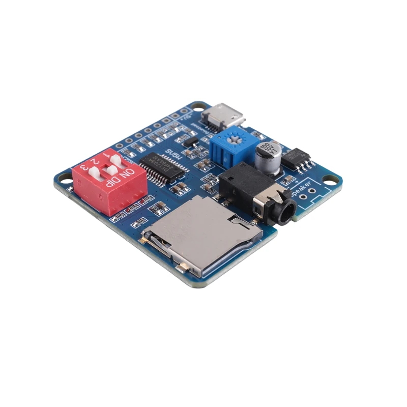 DY-SV5W Voice Playback Module for MP3 Music Player Voice Playback Amplifier 5W SD/TF Card Integrated UART I/O Trigger