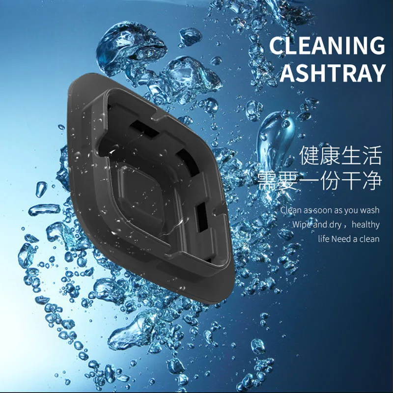 Air Purifier Ashtray with Ashes Filter Negative Ions to Reduce Second-Hand Smoke Eliminate Irritating Odors of Cigarettes Burn