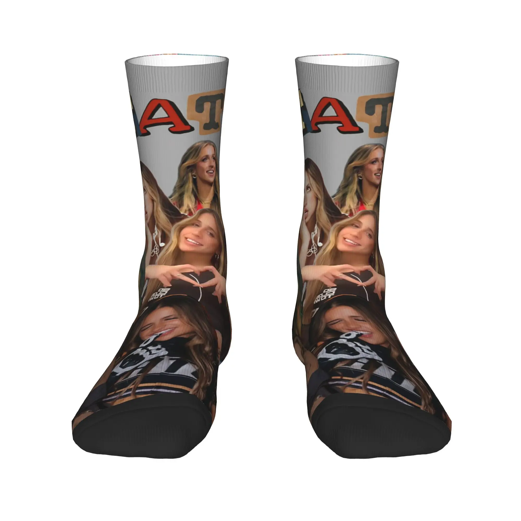 Canadian Singer Tate McRae Tour 2025 Socks  Graphic Stockings Anti Sweat Men Socks High Quality Autumn Funny Skateboard Socks