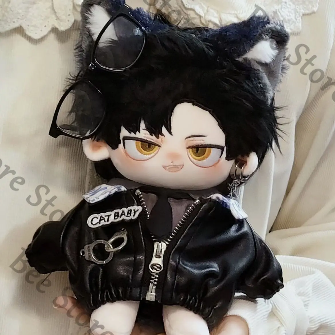 

Haikyuu!! Anime ambitusTetsurou kuroo 20CM super cool Naked dress-up cotton doll Adorable Stuffed toys High appearance level