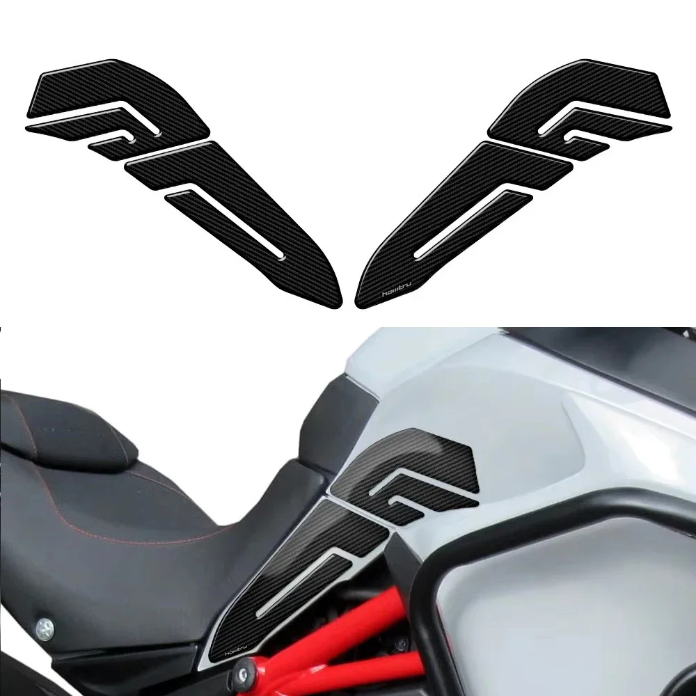 

For Ducati Multistrada 950 950S 2019-2022 Tank Pad Side Protector Sticker Decal Anti-slip Gas Knee Grip Tank Traction Pad