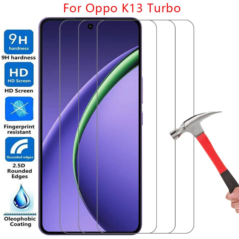 حافظة هاتف لهاتف oppo k13 turbo pro من الزجاج المقسى على oppok13 k 13 13k k13turbo turbopro 5g غطاء خلفي 360 opp Op Oppa procase