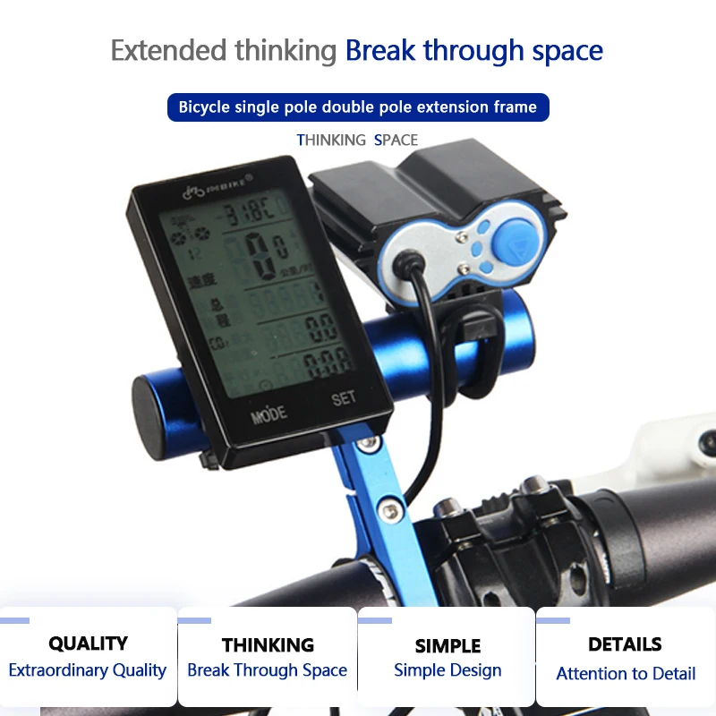 Extender handlebar עמיד חומרי פרמיה נוחים ביקוש גבוה באיכות גבוהה חייב להיות סיבי פחמן יציבות משופרת