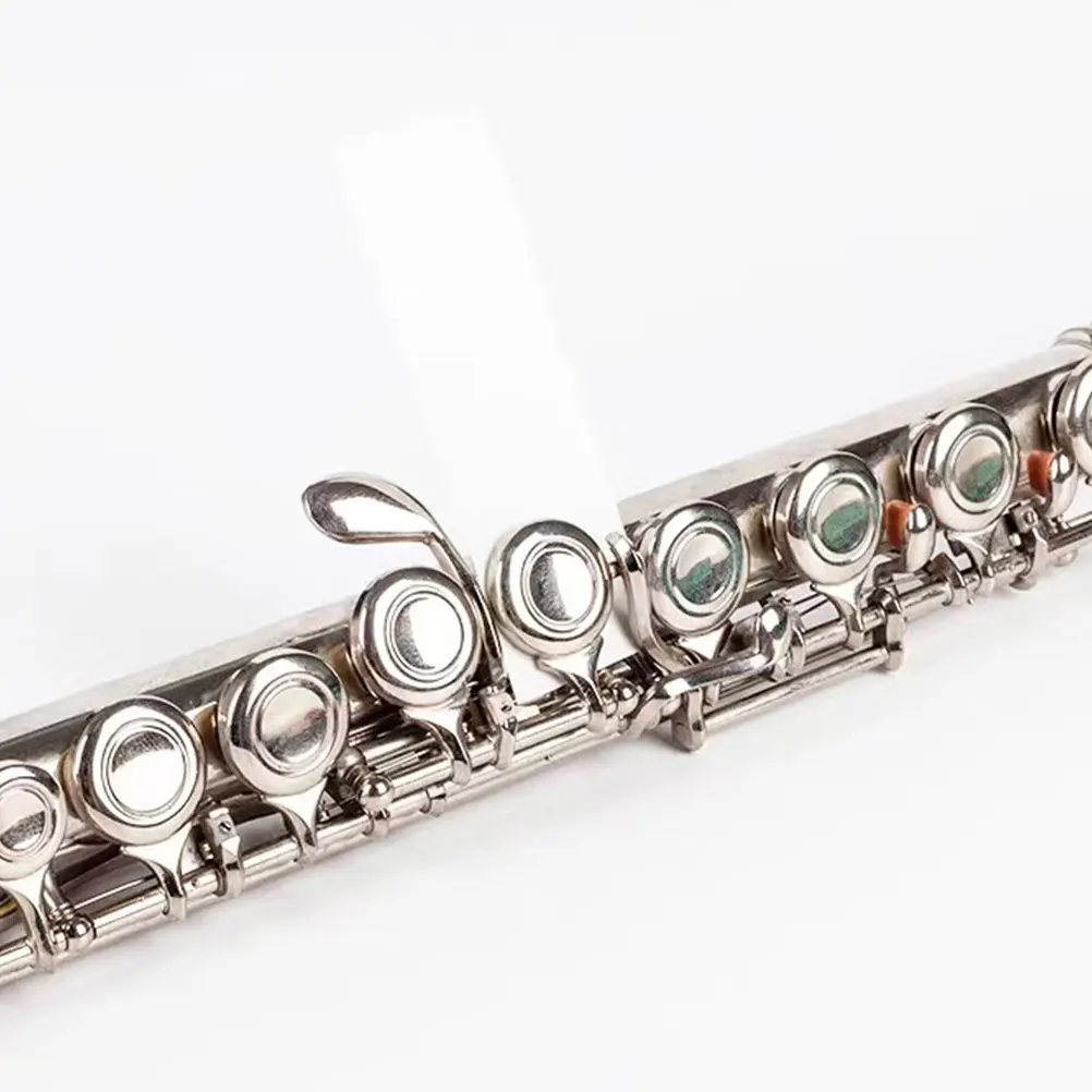 

100Pcs Musical Instrument Key Pad Absorbent for Saxophone Flute Oboe Instrument Maintenance Flute Absorbent Paper