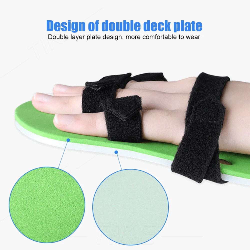 TIKE Finger Orthotics Fingerboard Hand Training Board for Stroke Hemiplegia Finger Wrist Brace Training Rehabilitation Equipment