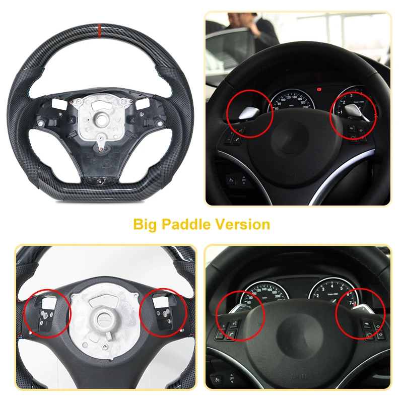 Hydro-Dip Carbon Fiber Steering Wheel For Bmw E89 E90 2005-2012 E91 2006-2012 E92 E93 2007-2012 Carbon Fiber Steering Wheel