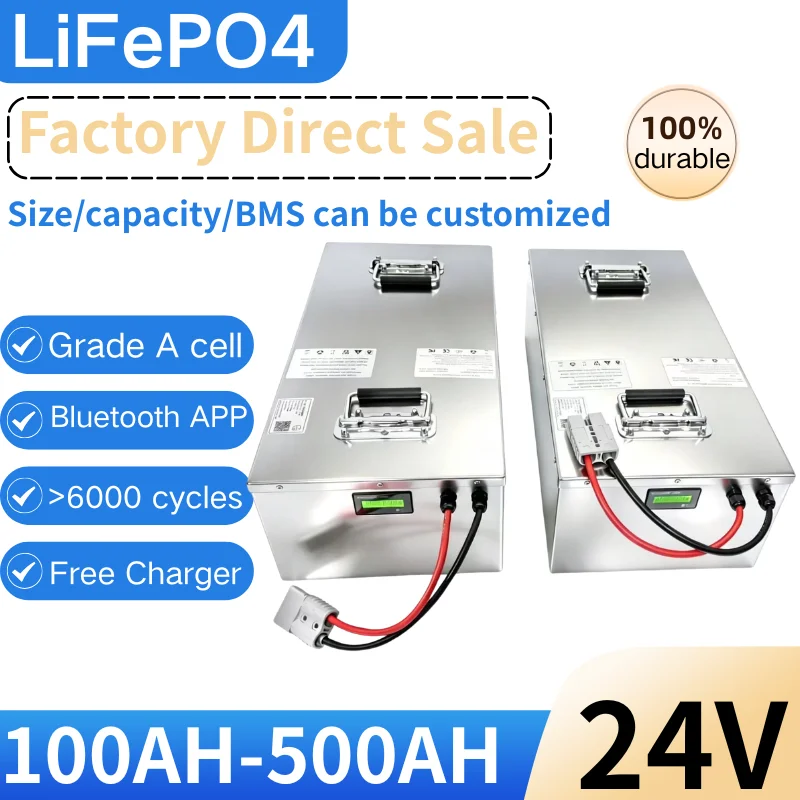 24V Rechargeable Power System for Solar Backup and Energy Storage