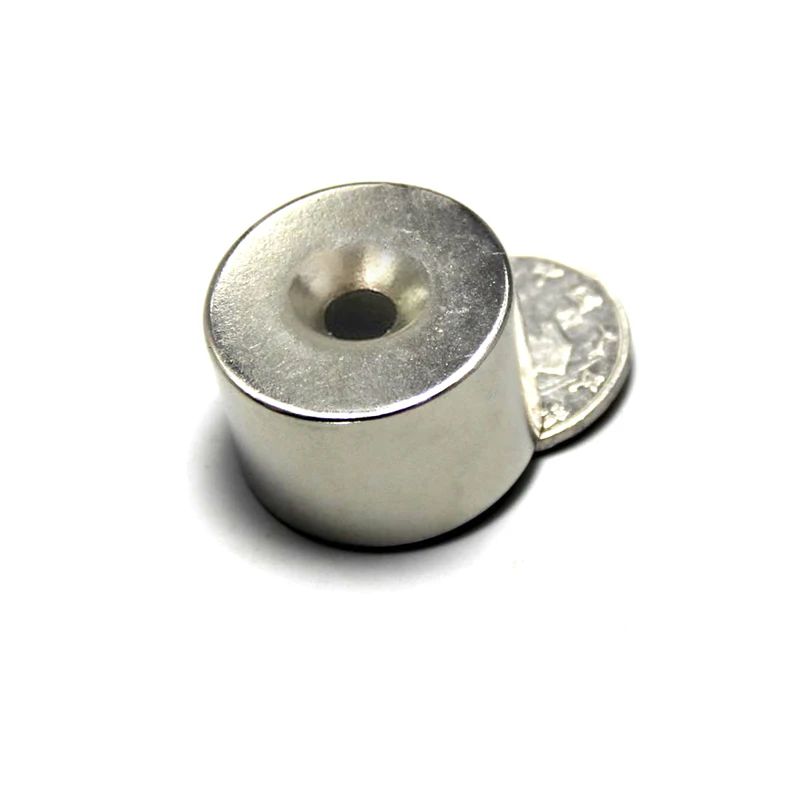 1/2/3pcs  30x20-6mm Powerful Magnets 30x20 mm Hole 6mm Permanent Round Countersunk Neodymium 30*20-6mm Magnetic Magnet