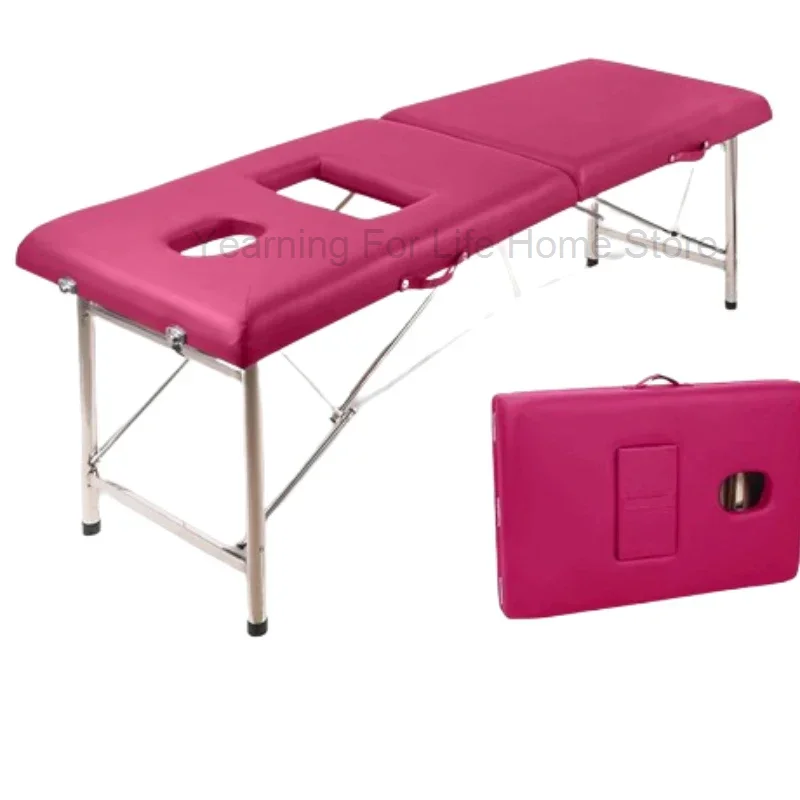 Massage Bed Cosmetics Spa Beauty Table De Lit Portable Stretcher Pliante Folding Professional Beautician Camillas Masaje