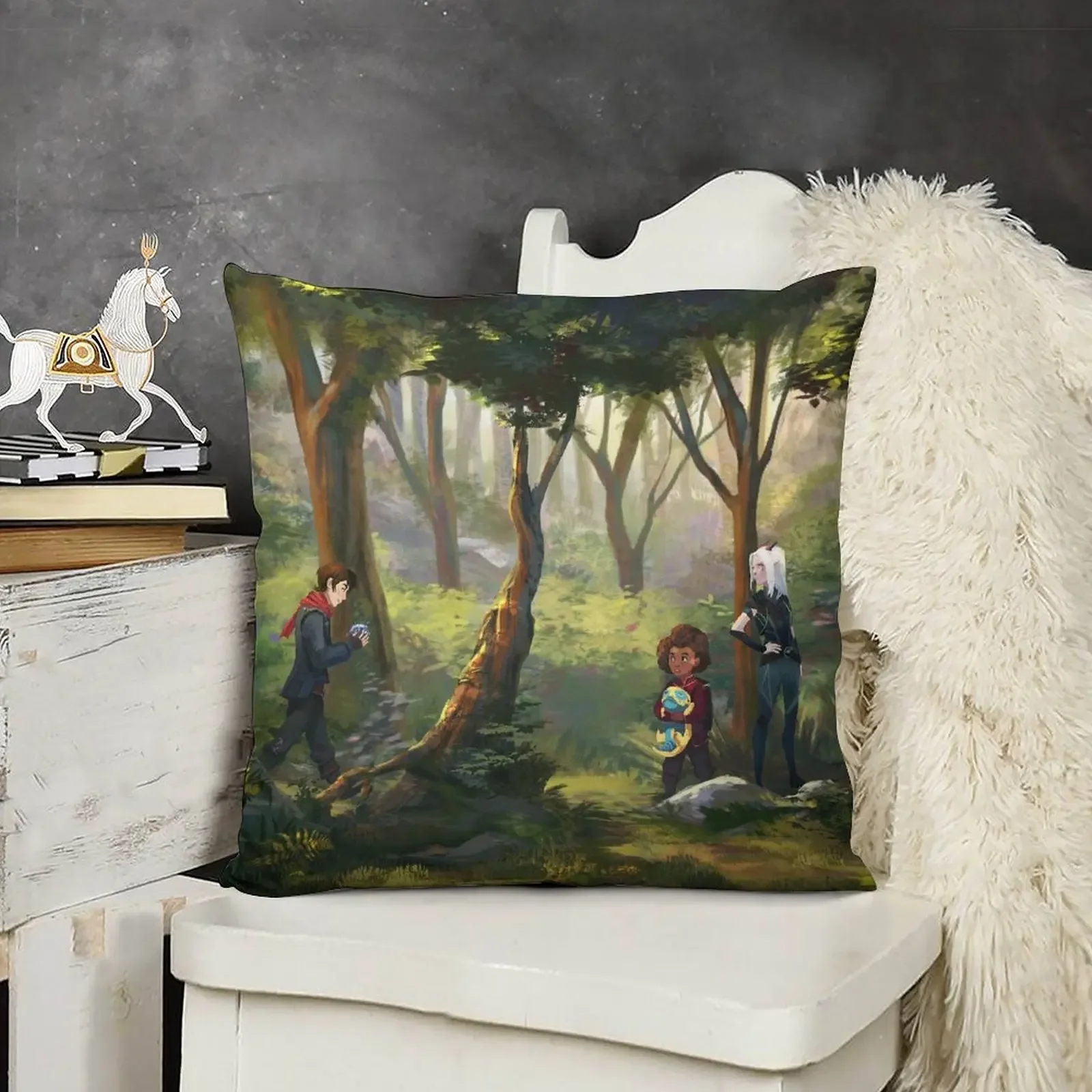 Walking in the woods Throw Pillow Christmas Throw Pillows Covers christmas pillowcases pillow
