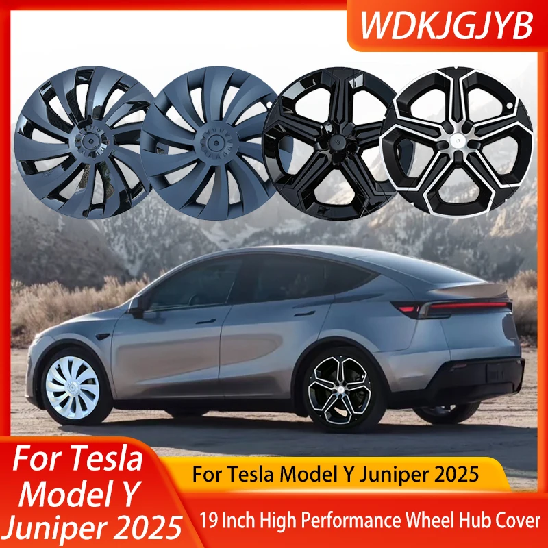 

Крышка ступицы колеса для Tesla Model Y Juniper 2025+, автомобильная сменная крышка колеса, 19-дюймовая автомобильная крышка ступицы, аксессуары