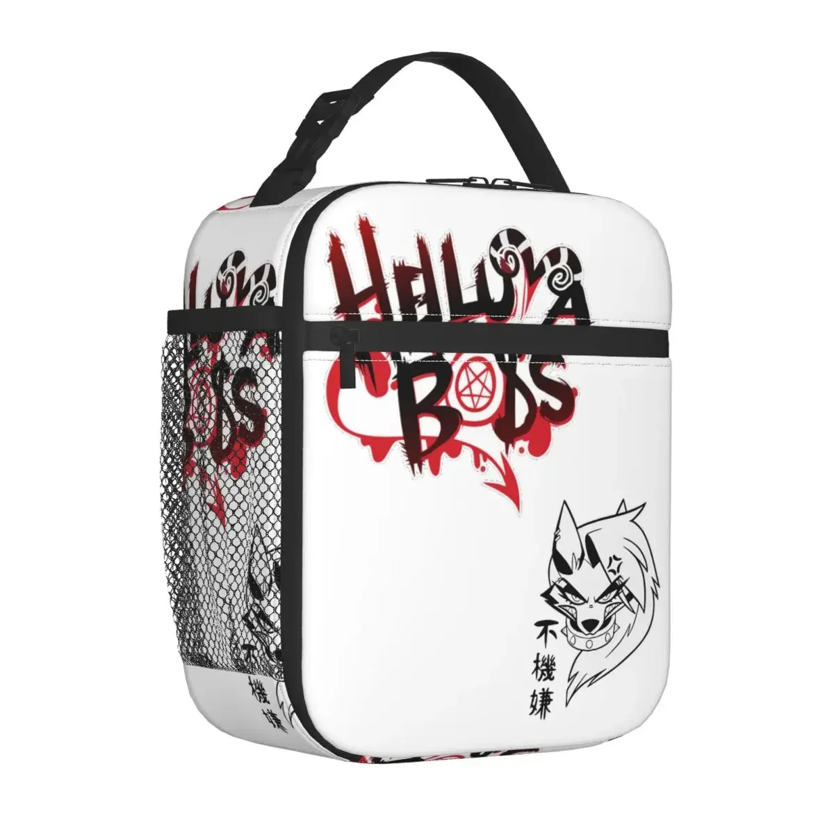 

Изолированные сумки для обеда Helluva Boss Loona, герметичные аниме-контейнеры для еды, термосумка, сумка-тоут, ланч-бокс для работы на открытом воздухе, для мужчин и женщин