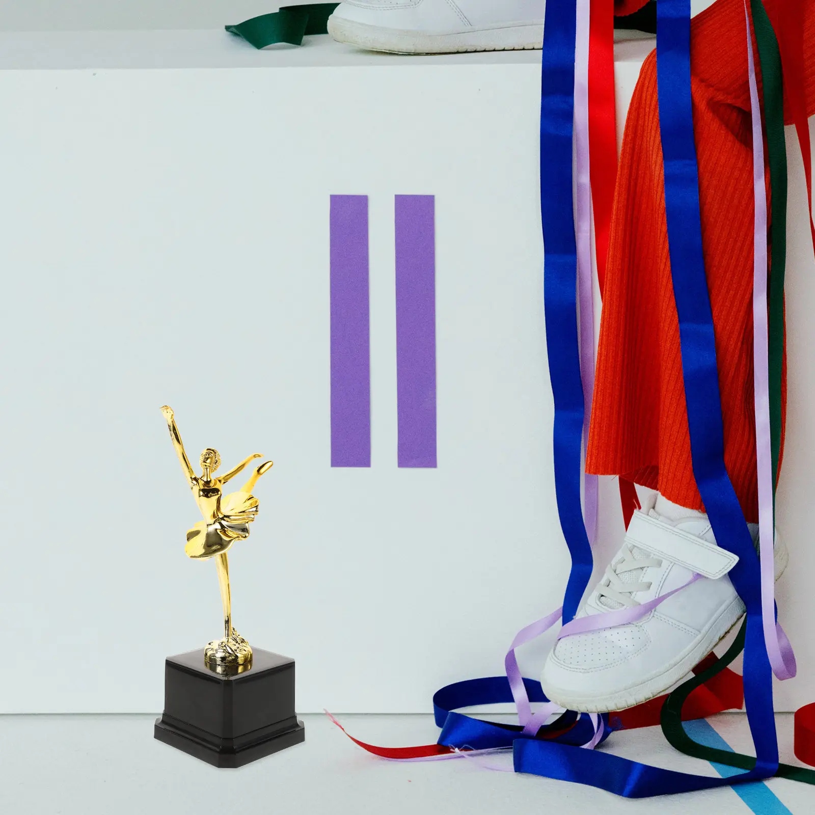 Dance Trophy Ballet Competition Winner Student Reward Creative Plastic Dancing Award Cup Latin Ballet Performance