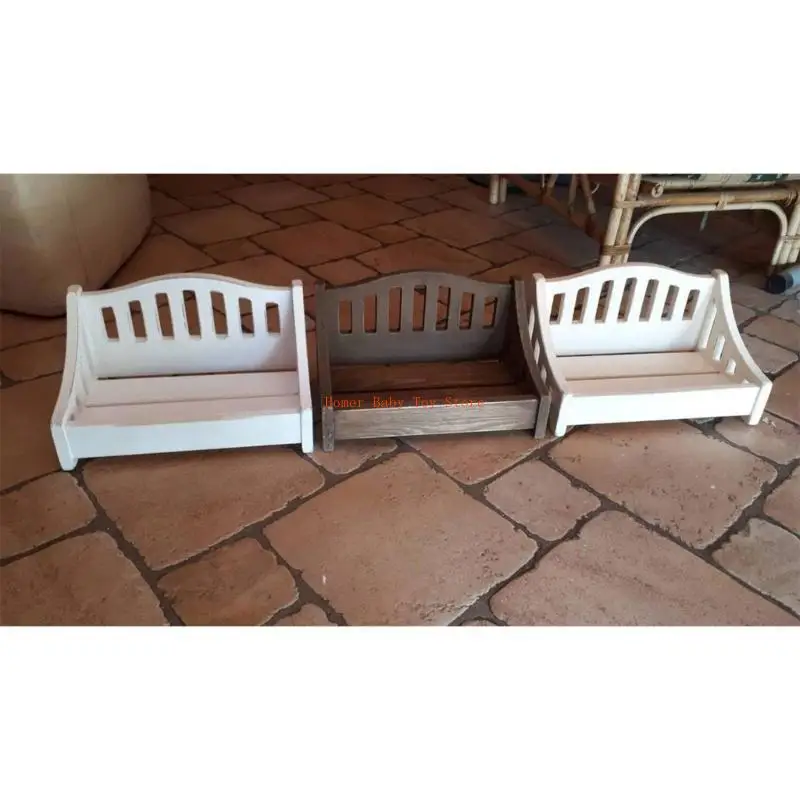 J0PF 신생아 사진 소품 미니 포즈 침대 가구 장식 아기 사진 촬영 소품